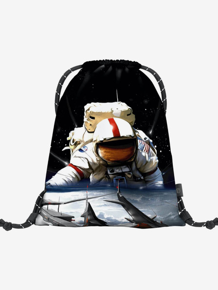 BAAGL  Černý vak Baagl eARTh - Cosmonaut by Caer8th