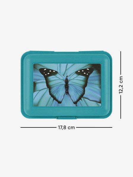 BAAGL  Modrý box na svačinu Baagl Butterfly