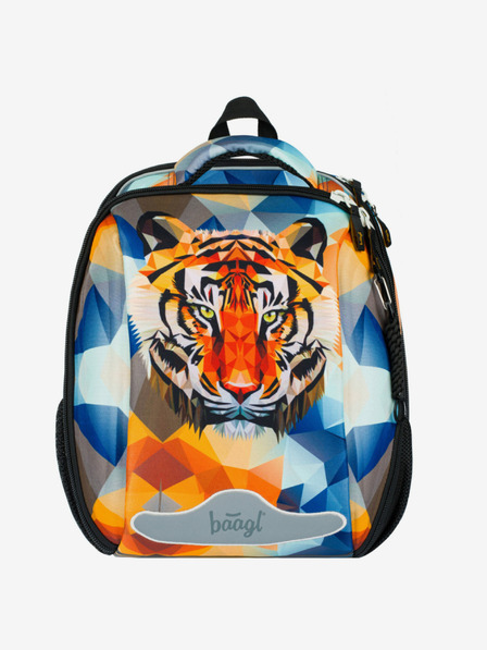 BAAGL  Oranžová školní aktovka Baagl Shelly Tiger