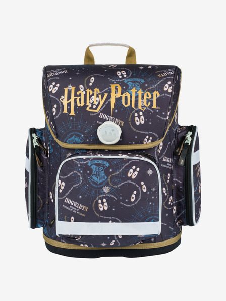 BAAGL  Modrá školní aktovka Ergo Baagl  Harry Potter Pobertův Plánek