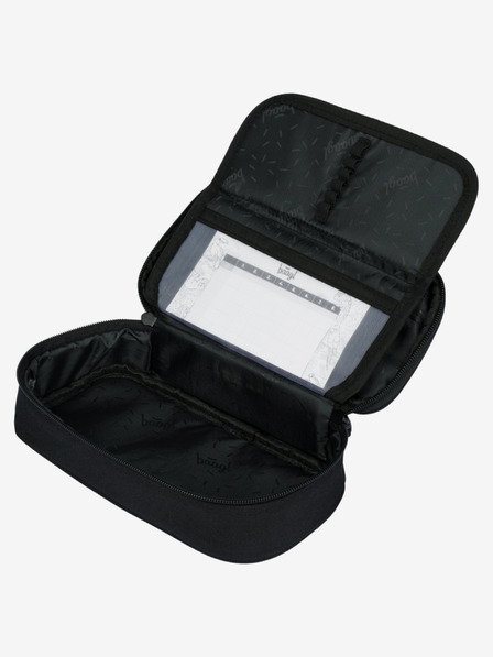 BAAGL  Černý školní penál etue Baagl Metallic Bronze