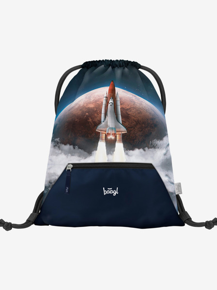 BAAGL  Modrý vak s kapsou Baagl Space Shuttle