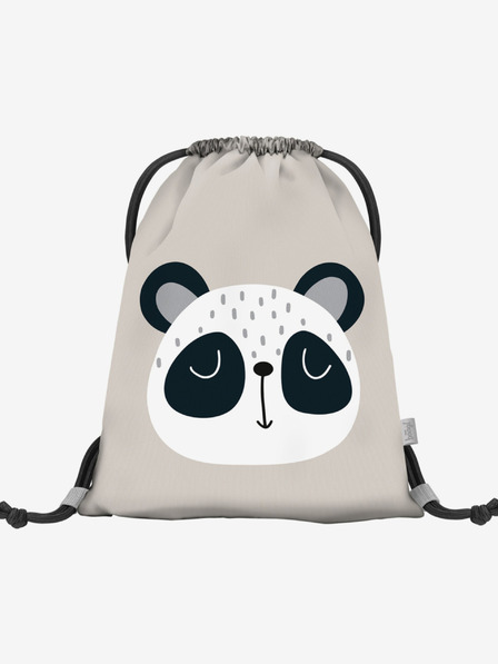 BAAGL  Šedý předškolní vak Baagl Panda