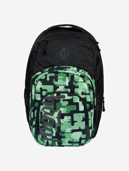 BAAGL  Černý batoh Baagl Coolmate Green