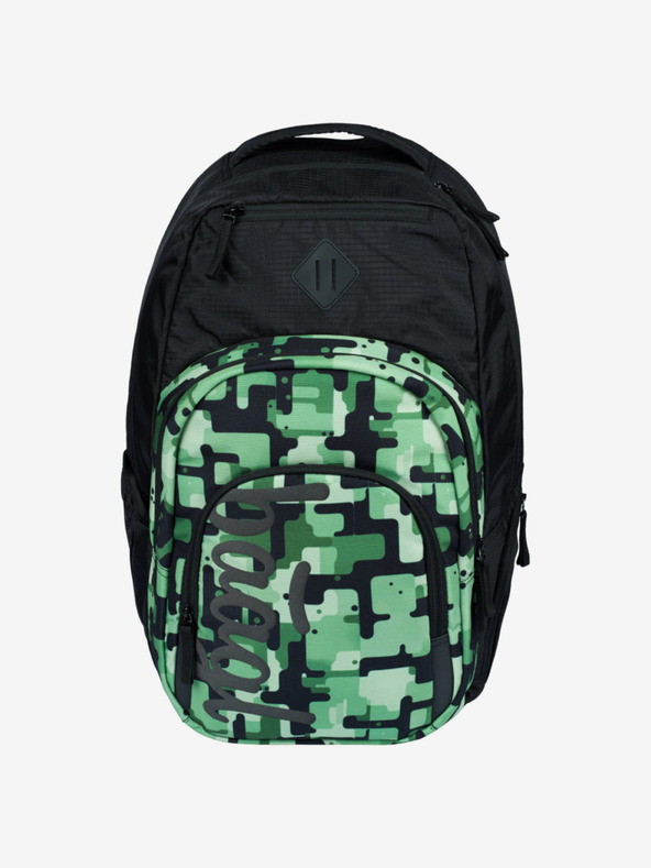 BAAGL  Černý batoh Baagl Coolmate Green