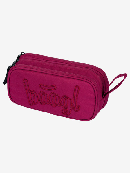 BAAGL  Červený studentský penál etue Baagl Ruby