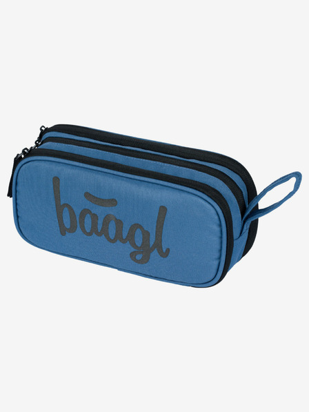 BAAGL  Modrý studentský penál etue ocean blue Baagl