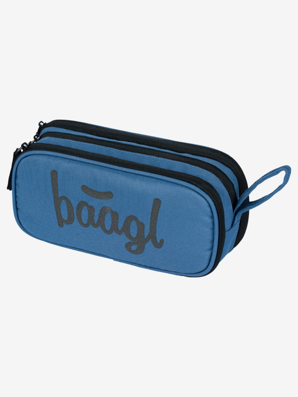 BAAGL  Modrý studentský penál etue ocean blue Baagl