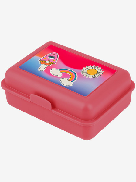 BAAGL  Růžový box na svačinu Baagl Hippie