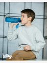 BAAGL  Modrá tritanová láhev na pití logo - modrá, 500 ml Baagl