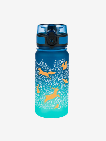 BAAGL  Modrá tritanová láhev na pití gradient les, 350 ml Baagl