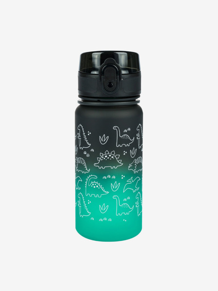 BAAGL  Zelená tritanová láhev na pití gradient dino, 350 ml Baagl