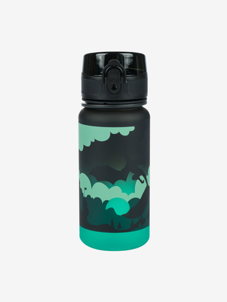 BAAGL  Černá tritanová láhev na pití gradient drak, 350 ml Baagl