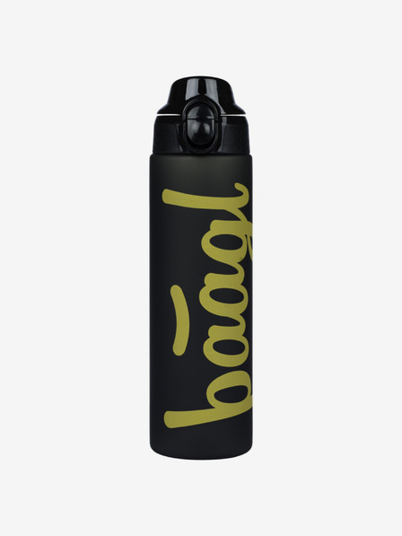 BAAGL  Černá tritanová láhev na pití gold, 700 ml Baagl