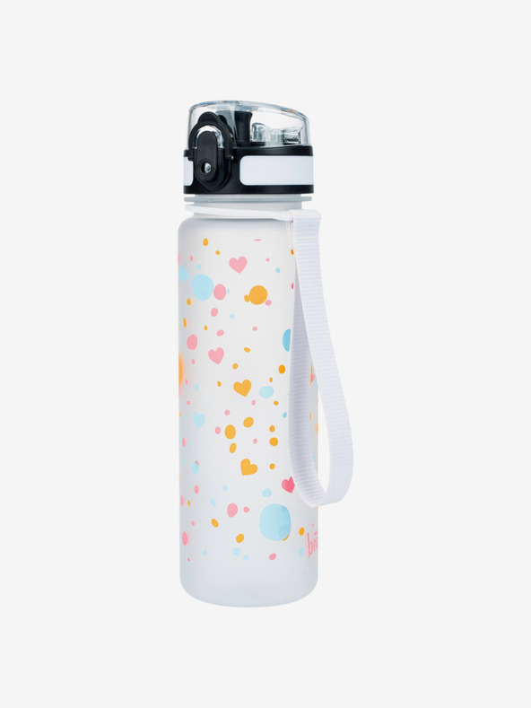 BAAGL  Bílá tritanová láhev na pití mazlíčci, 500 ml Baagl