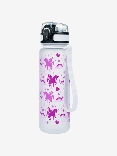 BAAGL  Fialová tritanová láhev na pití jednorožec království, 500 ml Baagl