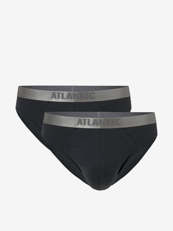 Atlantic Pánské slipy z Pima bavlny ATLANTIC 2Pack