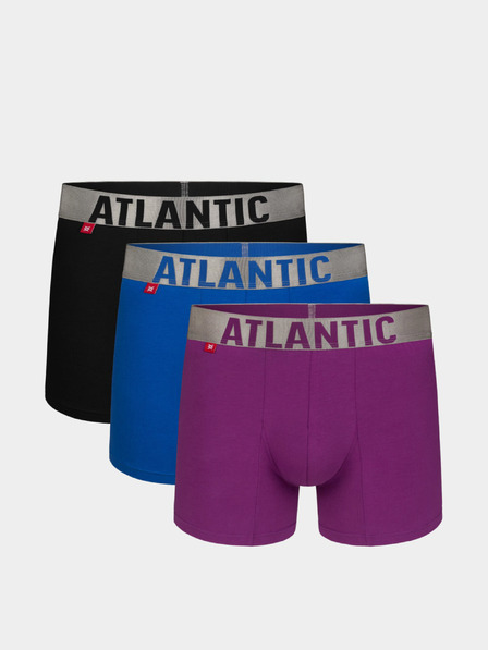 Atlantic Pánské sportovní boxerky ATLANTIC 3Pack