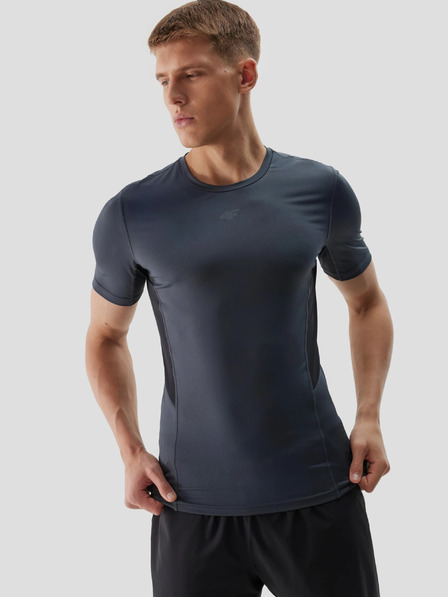 4F Pánské sportovní tričko slim z recyklovaných materiálů 4F