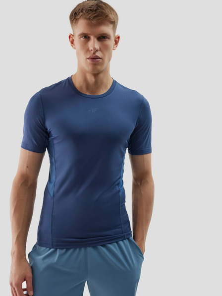 4F Pánské sportovní tričko slim z recyklovaných materiálů 4F