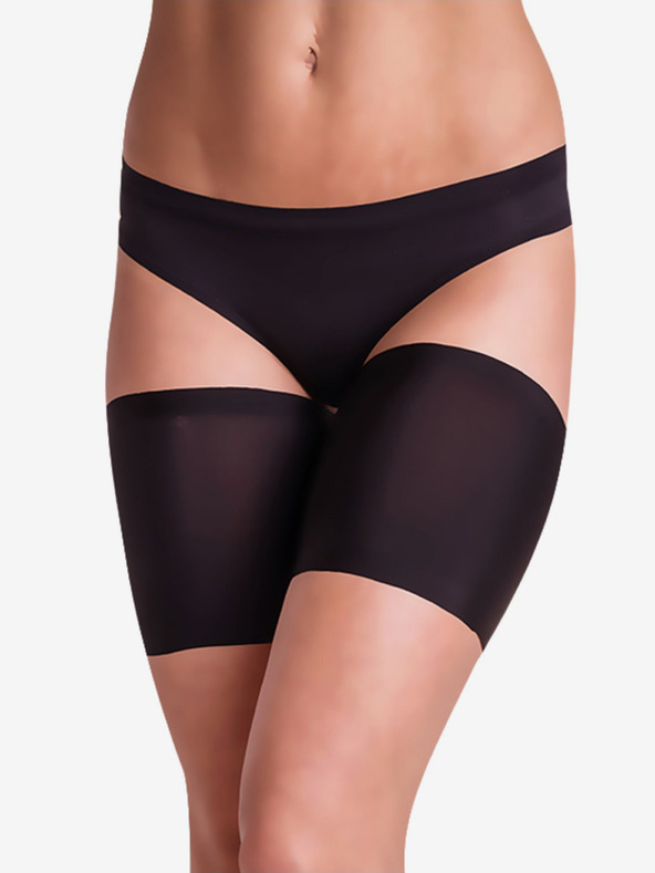 Bellinda Černé dámské pásy na ochranu a zabránění tření Bellinda Comfort Stripes