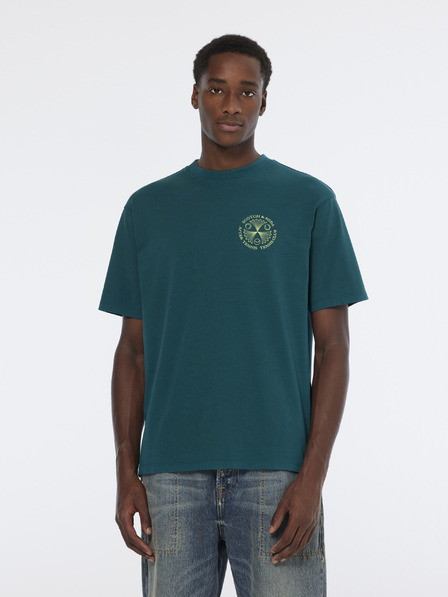 Scotch & Soda Tmavě zelené pánské tričko Scotch & Soda