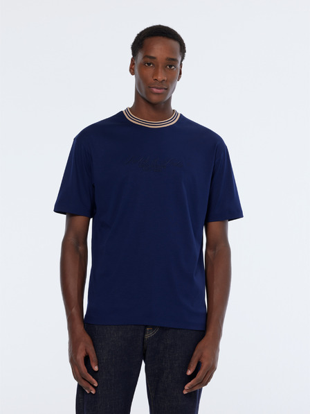 Scotch & Soda Tmavě modré pánské tričko Scotch & Soda