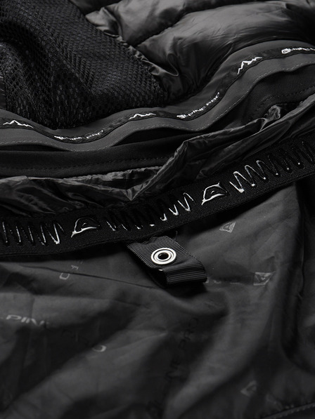 ALPINE PRO Pánská lyžařská bunda s membránou ptx snow ALPINE PRO REAS dk.true gray