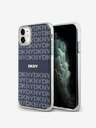 DKNY PC/TPU Repeat Pattern Tonal Stripe Magsafe Zadní Kryt pro iPhone 11 Blue DKNY