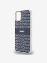 DKNY PC/TPU Repeat Pattern Tonal Stripe Magsafe Zadní Kryt pro iPhone 11 Blue DKNY