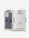 DKNY PC/TPU Repeat Pattern Tonal Stripe Magsafe Zadní Kryt pro iPhone 15 Blue DKNY
