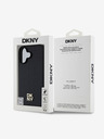 DKNY DKNY PU Leather Repeat Pattern Stack Logo MagSafe Zadní Kryt pro iPhone 16 Black