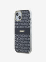 DKNY PC/TPU Repeat Pattern Tonal Stripe Magsafe Zadní Kryt pro iPhone 14 Black DKNY