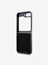 DKNY DKNY PU Leather Stack Logo Zadní Kryt pro Samsung Galaxy Z Flip 6 Black