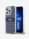 DKNY PC/TPU Repeat Pattern Tonal Stripe Magsafe Zadní Kryt pro iPhone 13 Pro Blue DKNY