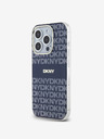 DKNY PC/TPU Repeat Pattern Tonal Stripe Magsafe Zadní Kryt pro iPhone 13 Pro Blue DKNY