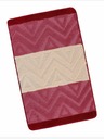 Bellatex Koupelnová předložka 60x100cm chevron burgundy Bellatex