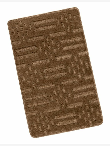 Bellatex Koupelnová předložka 60x100cm čárky hnědé Bellatex