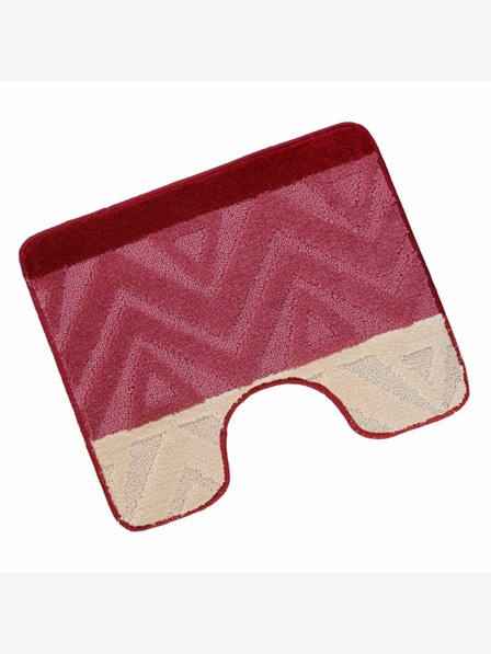 Bellatex WC předložka 50x60cm chevron burgundy Bellatex