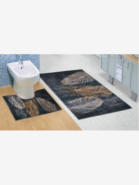 Bellatex Koupelnová a WC předložka Pírko 3D Bellatex