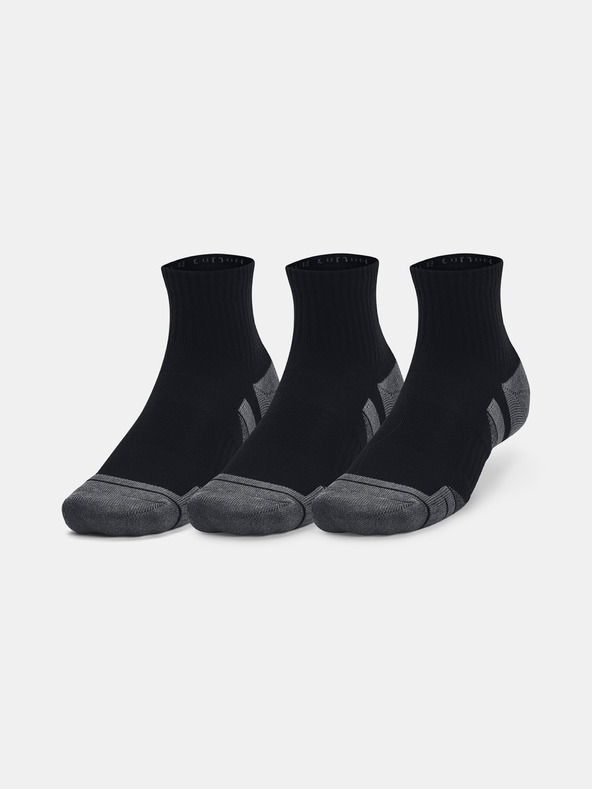 Under Armour Unisexové ponožky Under Armour UA Performance Cotton 3p Qtr