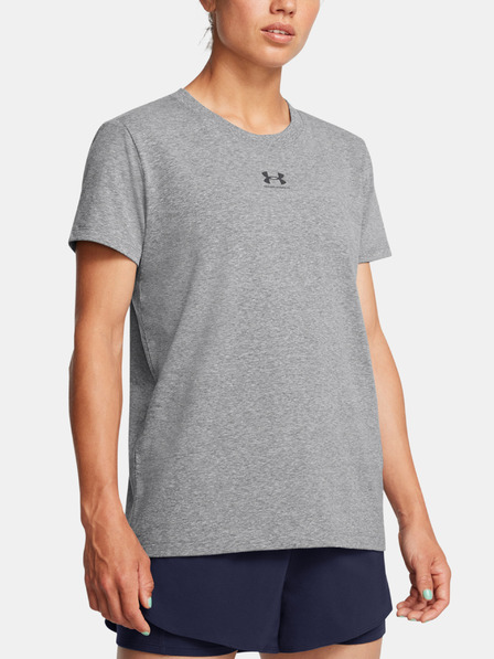 Under Armour Dámské tričko Under Armour UA Rival Core SS-GRY