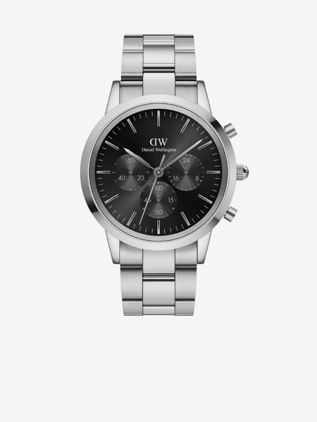 Daniel Wellington Pánské hodinky ve stříbrné barvě Daniel Wellington Iconic DW00100645
