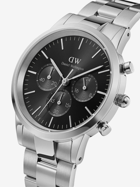 Daniel Wellington Pánské hodinky ve stříbrné barvě Daniel Wellington Iconic DW00100645