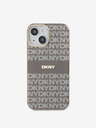 DKNY PC/TPU Repeat Pattern Tonal Stripe Magsafe Zadní Kryt pro iPhone 14 Beige DKNY