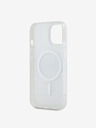 DKNY PC/TPU Repeat Pattern Tonal Stripe Magsafe Zadní Kryt pro iPhone 14 Beige DKNY