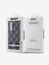 DKNY DKNY PU Leather Checkered Pattern and Stripe Zadní Kryt pro Samsung Galaxy Z Fold 6 Black