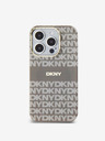 DKNY PC/TPU Repeat Pattern Tonal Stripe Magsafe Zadní Kryt pro iPhone 15 Pro Max Beige DKNY