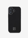 DKNY DKNY PU Leather Stack Logo Magsafe Zadní Kryt pro iPhone 16 Black