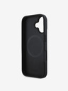 DKNY DKNY PU Leather Stack Logo Magsafe Zadní Kryt pro iPhone 16 Black